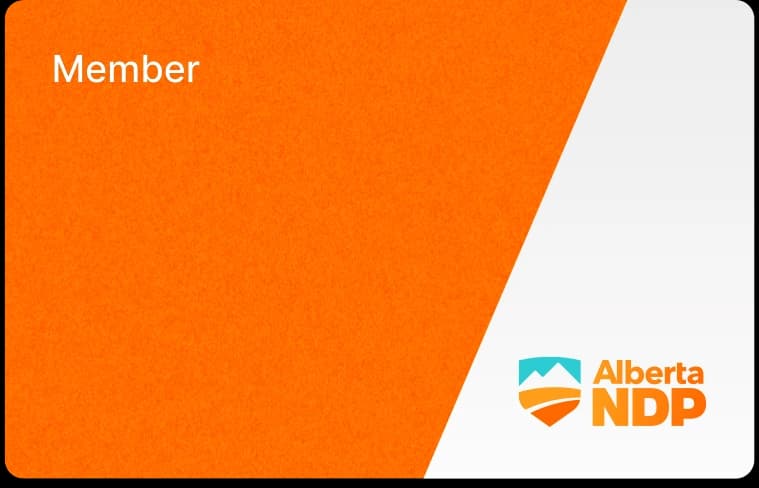 NDP Membership Card